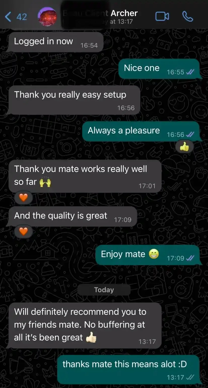IPTV happy customer 4