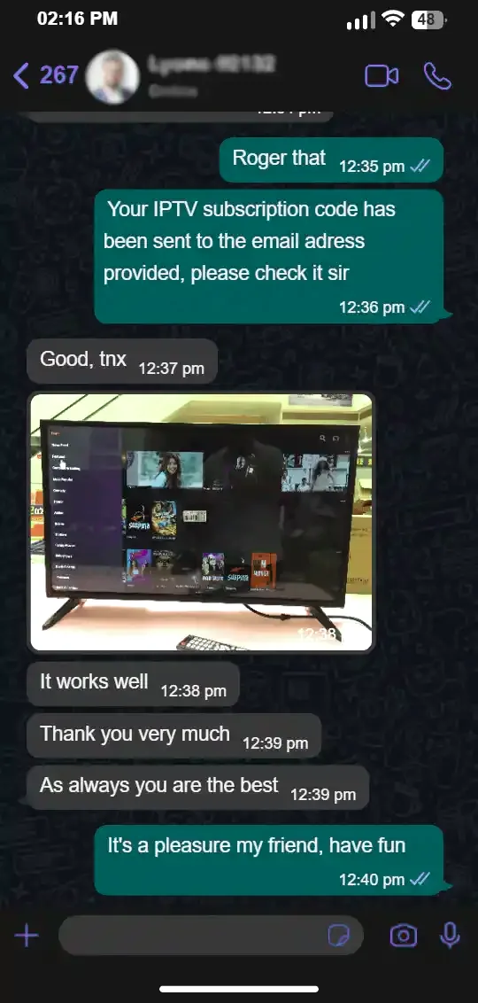 IPTV happy customer 7