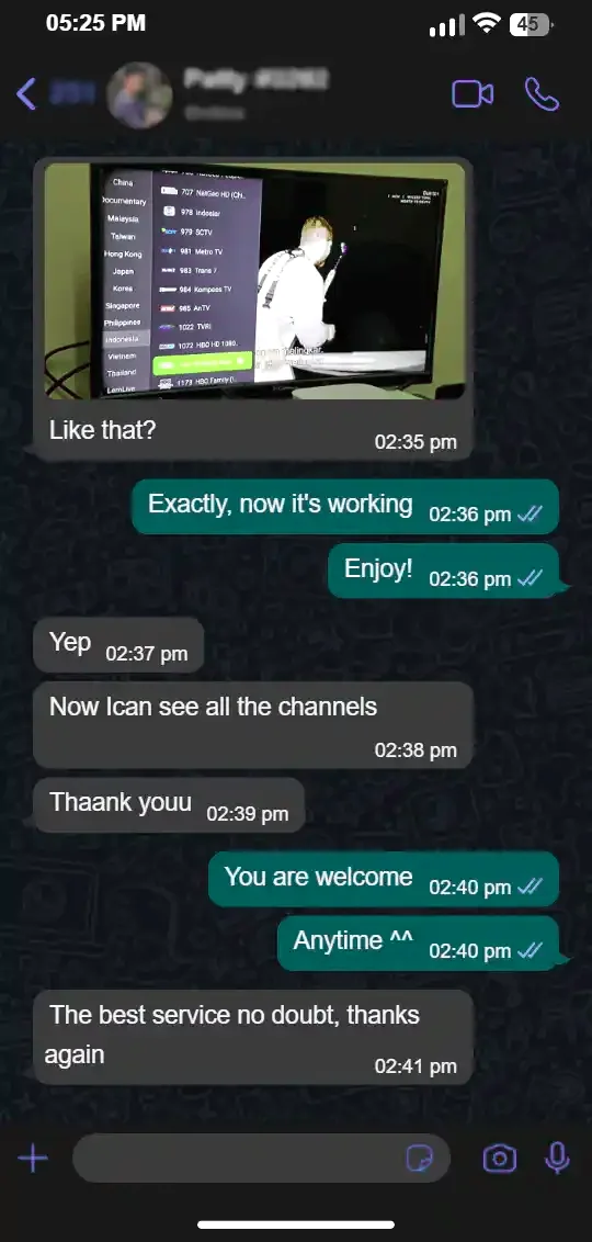 IPTV happy customer 9