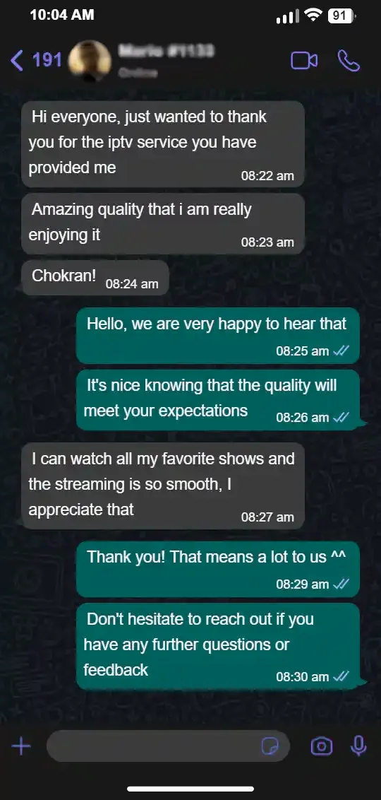 IPTV happy customer 10